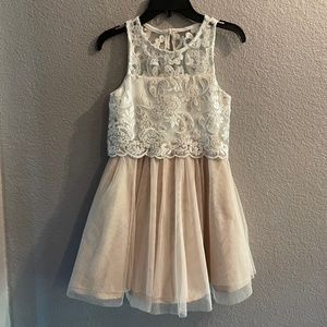 Rare Editions Youth Girls Formal Wedding Christmas Holiday Dress Size 7 Preteen